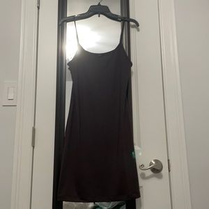 NWT Banana Republic dark brown slip dress size M with adjustable straps